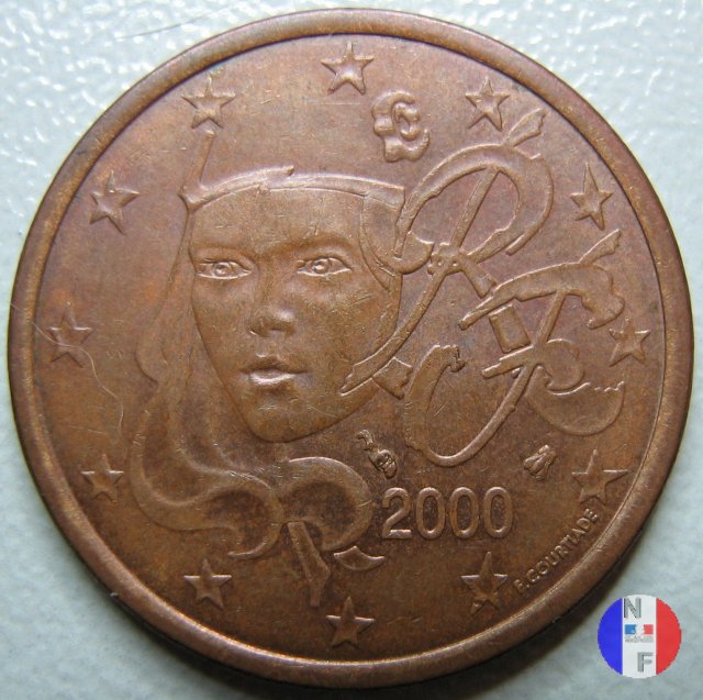 5 centesimi 2000 (Pessac)