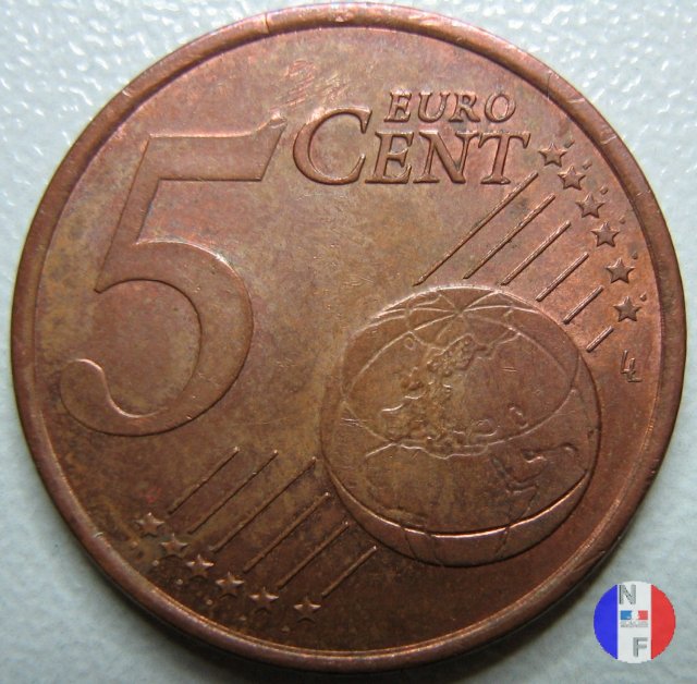 5 centesimi 2001 (Pessac)