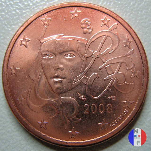 5 centesimi 2008 (Pessac)