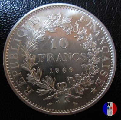 10 franchi Ercole 1969 (Parigi)