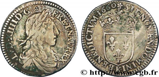 5 sols (1/12 di scudo) 1660 (Bordeaux)