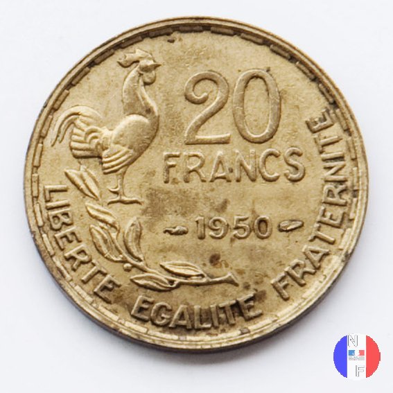 20 franchi 1950 (Parigi)