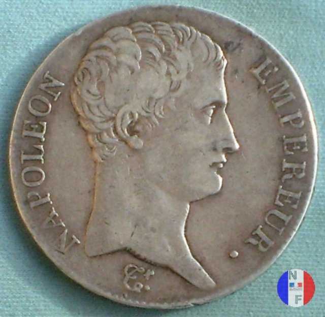 5 franchi - testa nuda 1805 (Parigi)