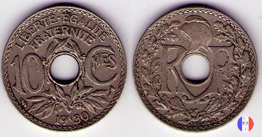 10 centesimi Lindauer 1930 (Parigi)