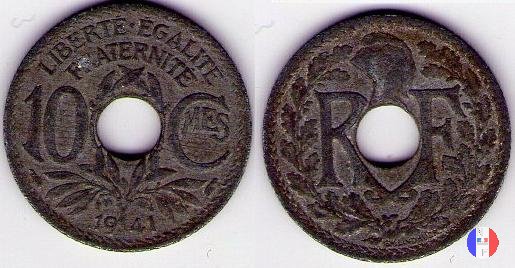 10 centesimi Lindauer 1941 (Parigi)