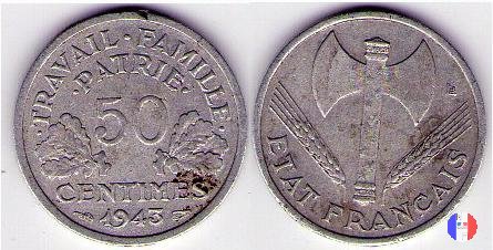 50 centesimi Bazor 1943 (Parigi)