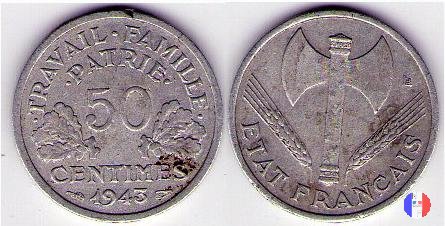 50 centesimi Bazor 1943 (Parigi)