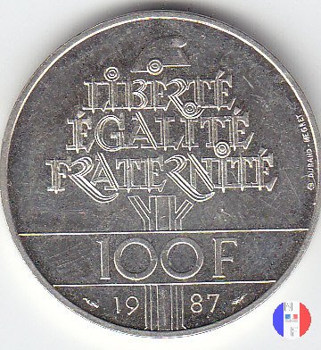 100 franchi 1987 - La Fayette 1987 (Pessac)