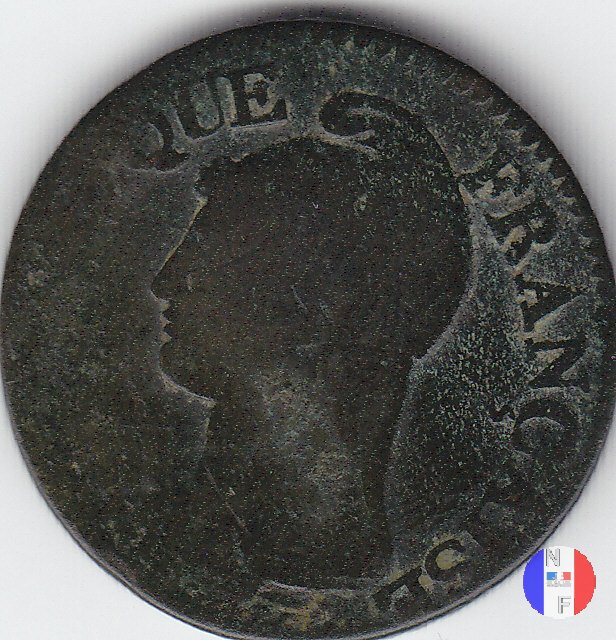 5 centesimi Dupré 1796-1797 (Limoges)