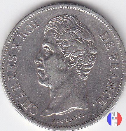 5 franchi 1828 (Rouen)