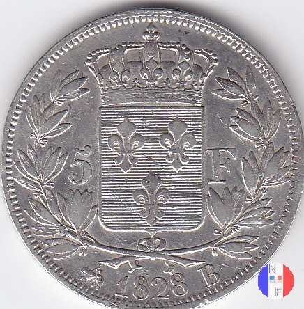 5 franchi 1828 (Rouen)