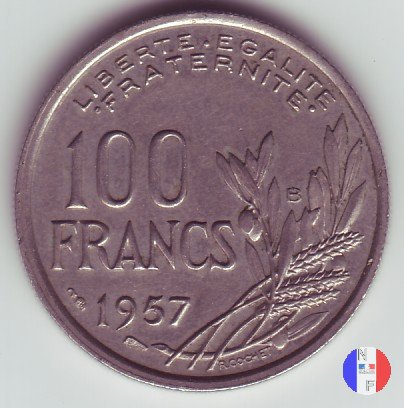 100 franchi 1957 (Beaumont Le Roger)