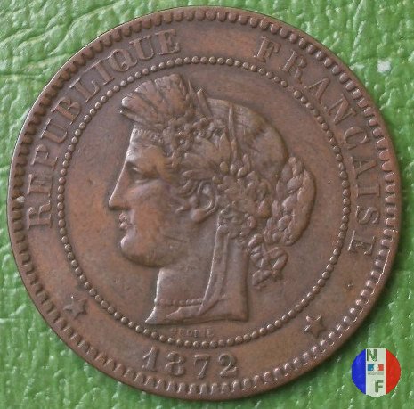 10 centesimi Cerere 1872 (Bordeaux)