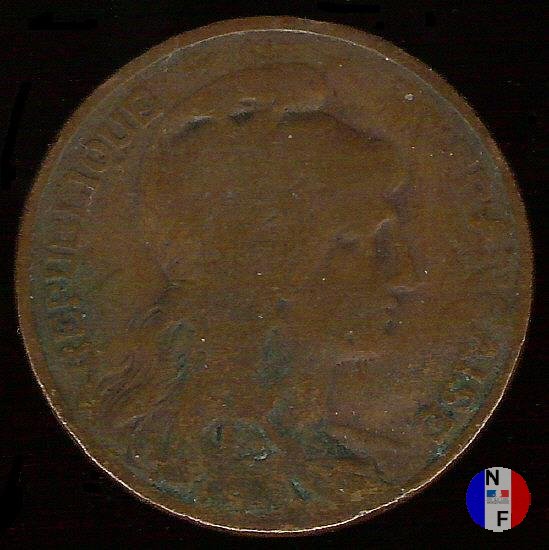 10 centesimi Dupuis 1898 (Parigi)