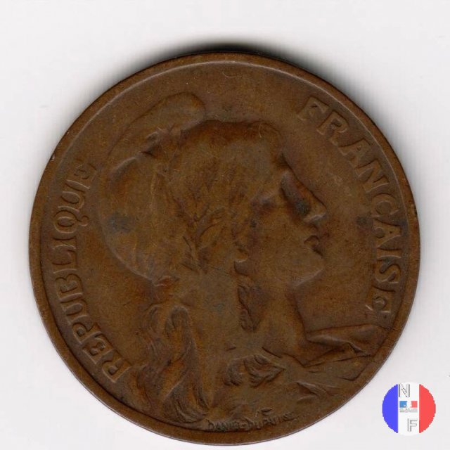 10 centesimi Dupuis 1908 (Parigi)