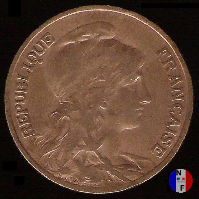 10 centesimi Dupuis 1911 (Parigi)