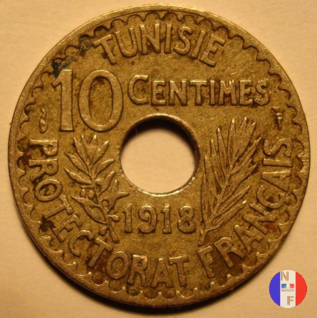 10 centesimi - II tipo 1918 (Parigi)