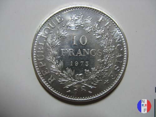 10 franchi Ercole 1973 (Parigi)