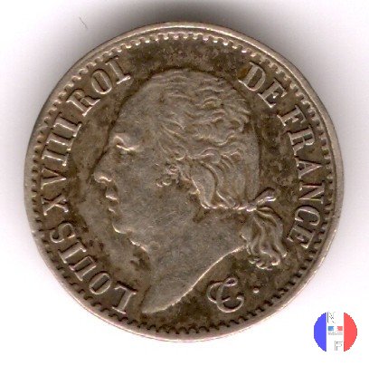 1/4 di franco 1824 (Parigi)