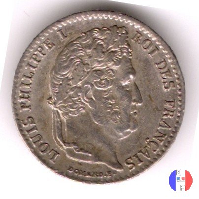 1/4 di franco 1842 (Lilla)