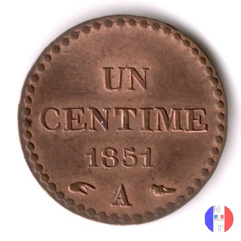 1 centesimo 1851 (Parigi)