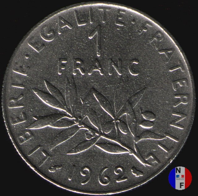 1 franco seminatrice 1962 (Parigi)