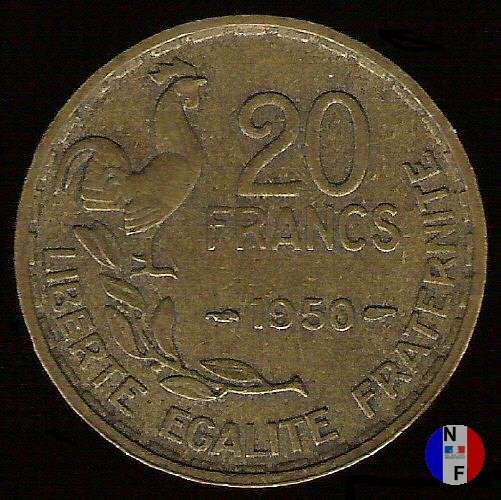 20 franchi 1950 (Parigi)