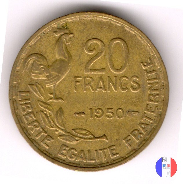 20 franchi 1950 (Parigi)