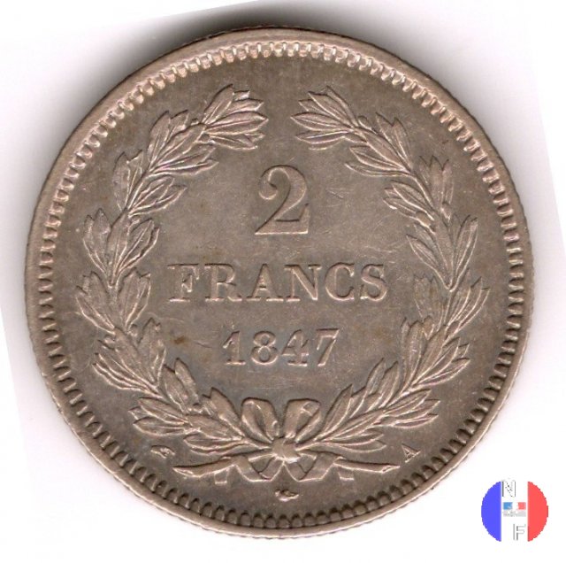 2 franchi 1847 (Parigi)