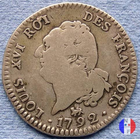 30 sols - tipo françois 1792 (Parigi)