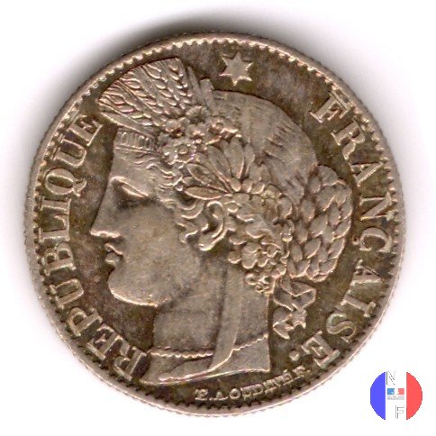 50 centesimi Cerere 1895 (Parigi)