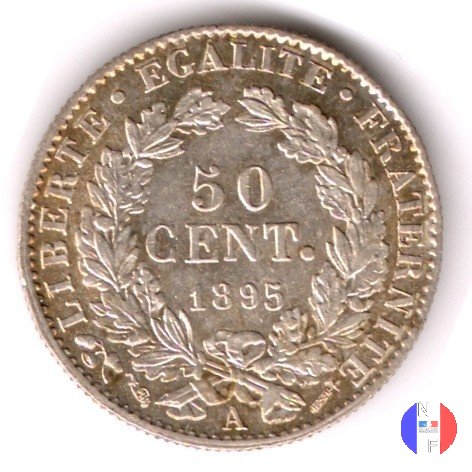 50 centesimi Cerere 1895 (Parigi)