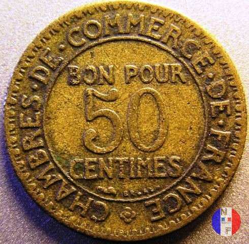 50 centesimi camera di commercio 1924 (Parigi)