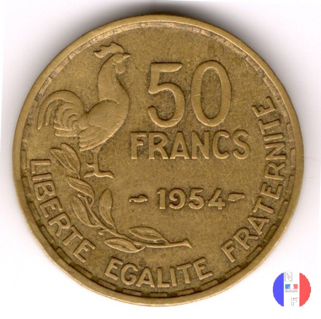 50 franchi 1954 (Parigi)