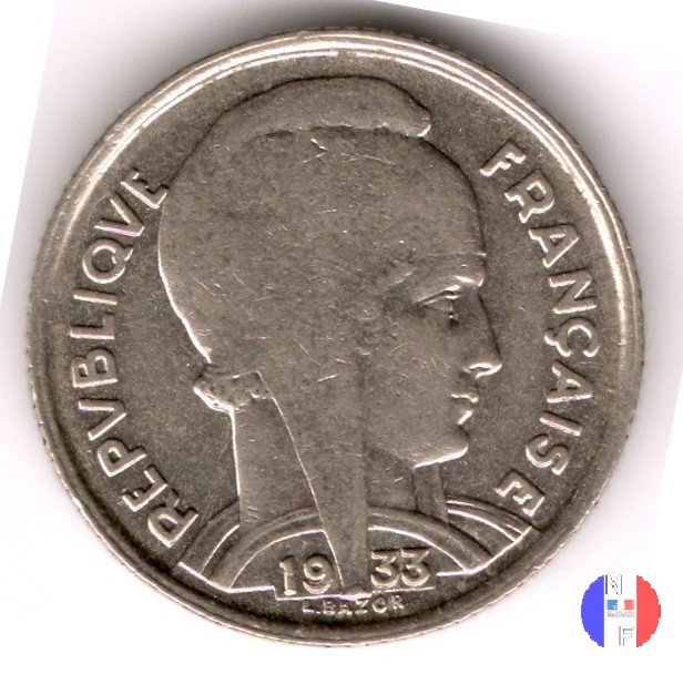 5 franchi Bazor 1933 (Parigi)