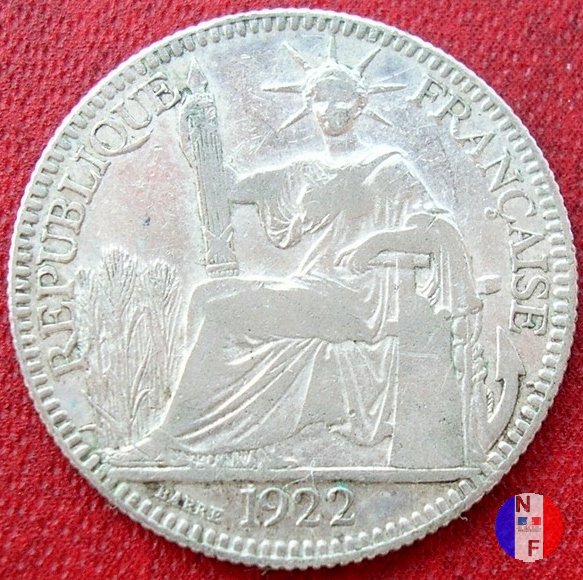 10 centesimi - Libertà 1922 (Parigi)