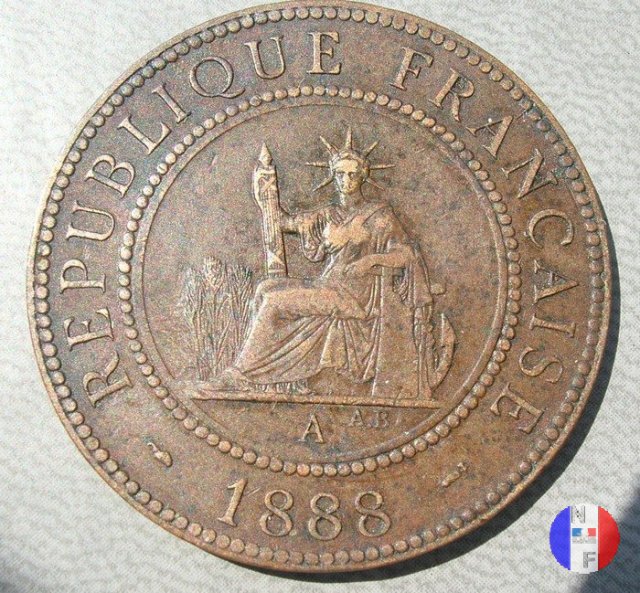 1 centesimo - I tipo 1888 (Parigi)