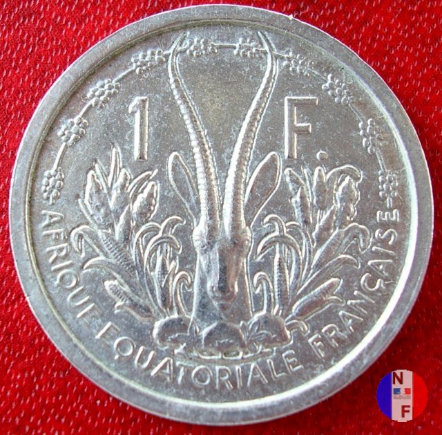 1 franco A.E.F. - Union Française 1948 (Parigi)