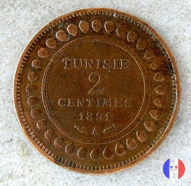 2 centesimi 1891 (Parigi)