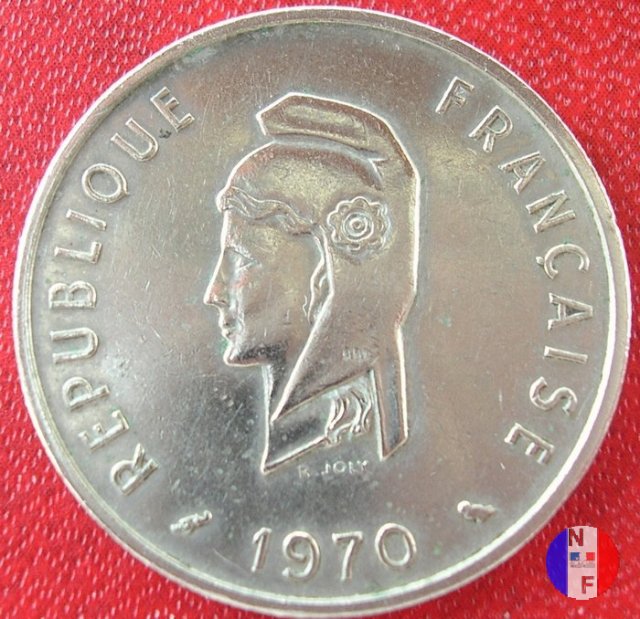 50 franchi Territorio francese Afars Issas 1970 (Parigi)