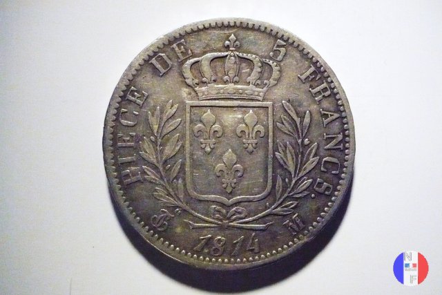 5 franchi 1814 (Tolosa)