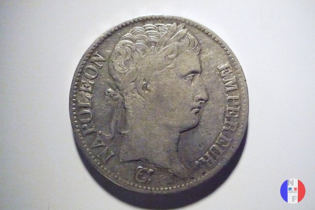 5 franchi - testa laureata, tipo Republique 1808 (Parigi)