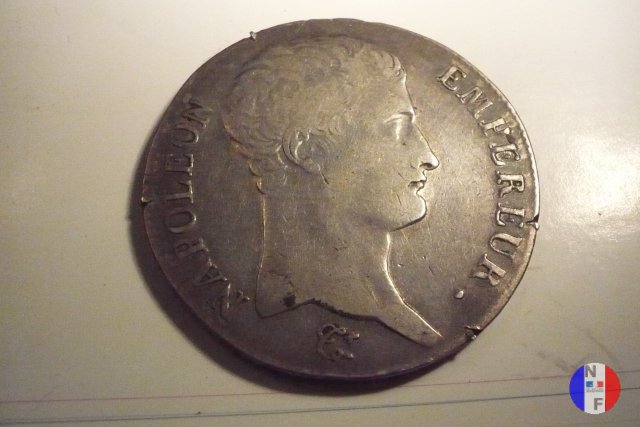 5 franchi - testa nuda 1806 (Bayonne)