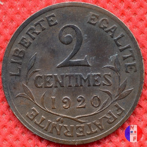 2 centesimi Dupuis 1920 (Parigi)