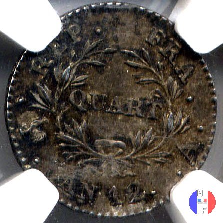 1/4 di franco 1803-1804 (Parigi)