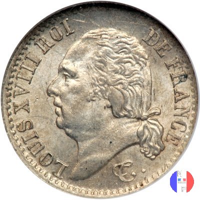 1/4 di franco 1818 (Lilla)