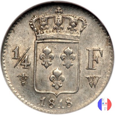 1/4 di franco 1818 (Lilla)