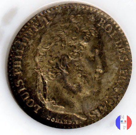 1/4 di franco 1832 (Parigi)