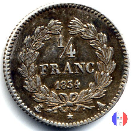 1/4 di franco 1834 (Parigi)