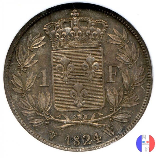 1 franco 1824 (Lilla)